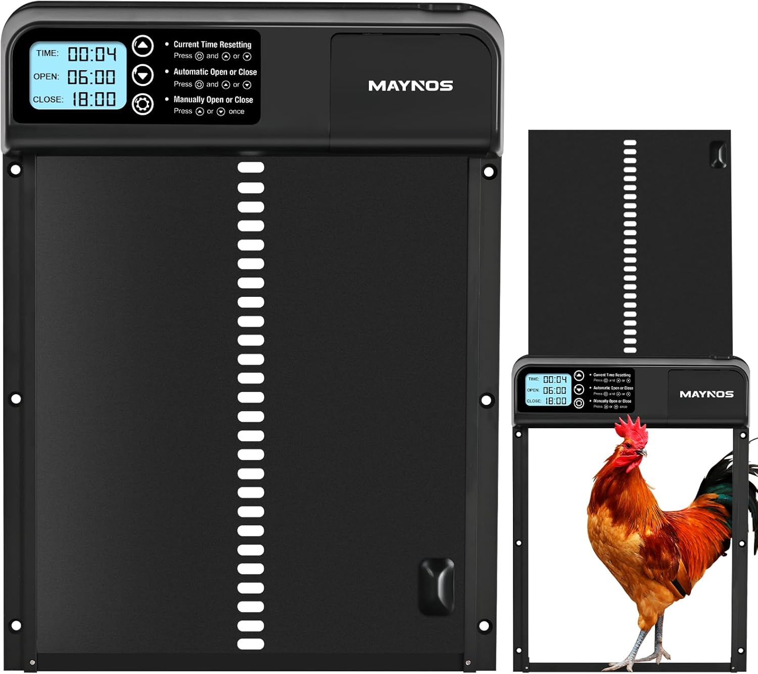 Automatic Chicken Coop Door, Electric Chicken Door with