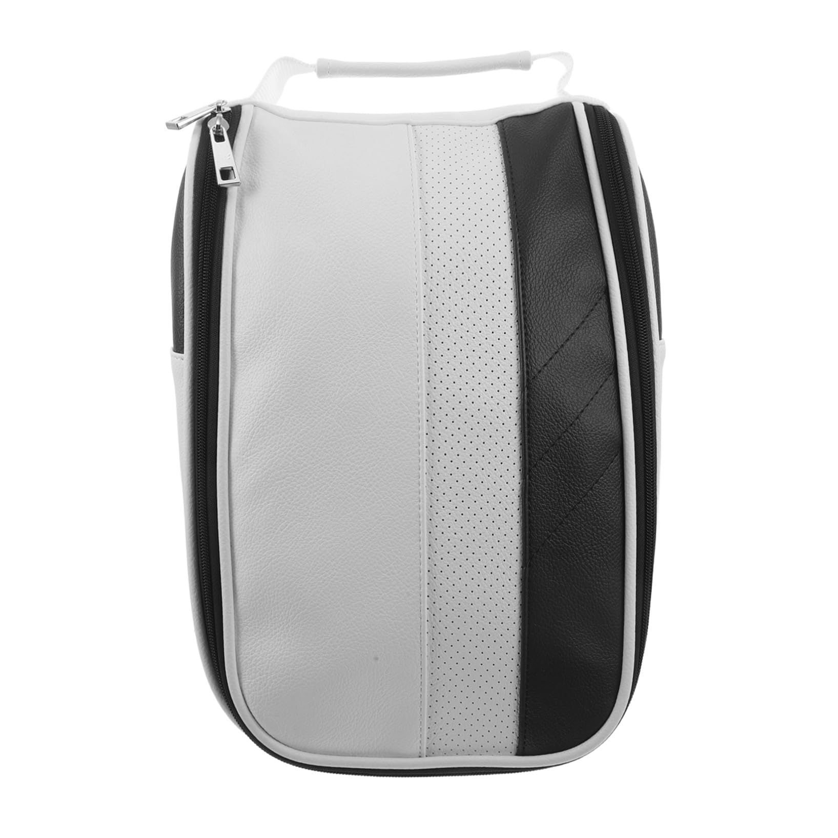 GARVALON wasserdichte Golfschuhtasche aus Kunstleder mit Tragegriff Staubdicht Atmungsaktiv für Herren und Damen Praktischer Schuhbeutel für Reisen Outdoor Sport und Golfausrüstung
