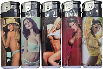 20 Assorted Vintage Bikini Design Lighters Designs Randomly Selected 1274WR-17