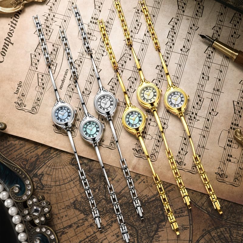 Gosasa Classic Vintage Bangle-Style Women's Watch with Small Dial and Thin Strap Elegant Dress Analog Ladies Wristwatch Fashion Waterproof Quartz Women Watch - Image 8