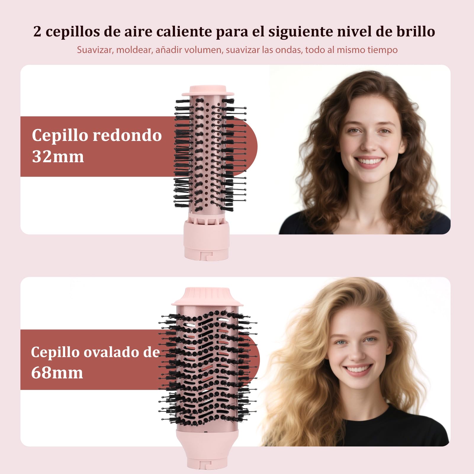 Sonew 6-en-1 Multi Hairstyler Airstyler 110000 rpm Estilizador de Pelo con Iones y Secador Rizador Automático 32 mm