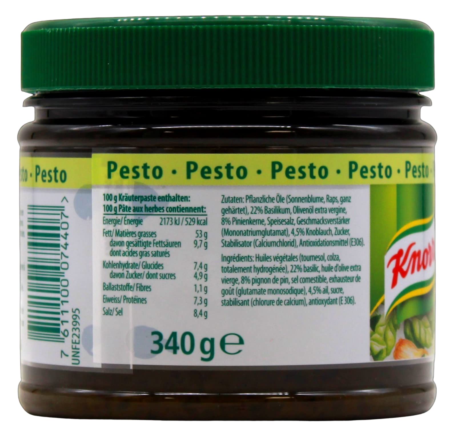 Knorr Mise en place Basilikum Pesto, (2 x 340g)