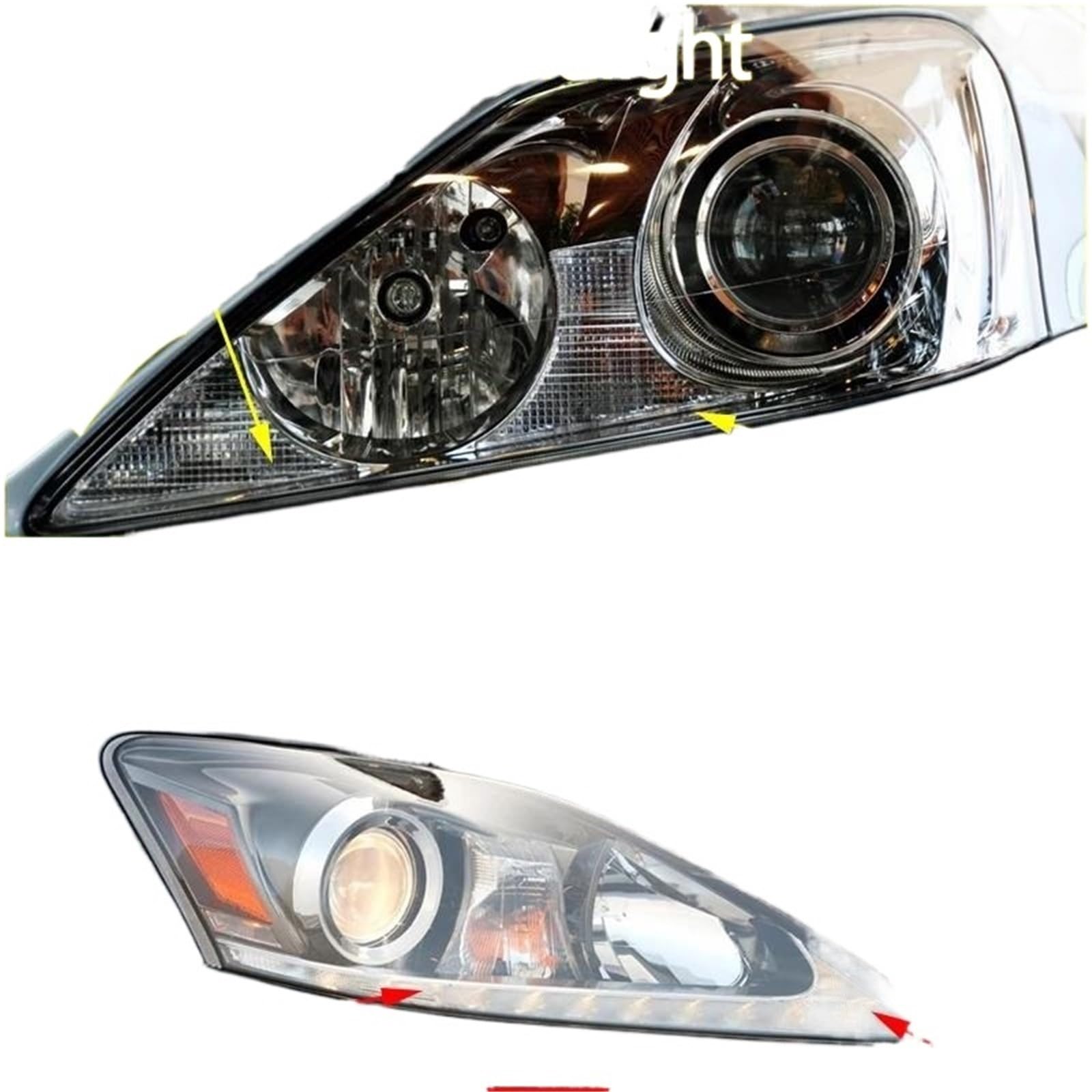 Per Lexus Per IS250 IS300 IS350 XE20 2006-2012 Paralume Faro Lente Faro Trasparente Copertura Paralume Sinistro E Destro