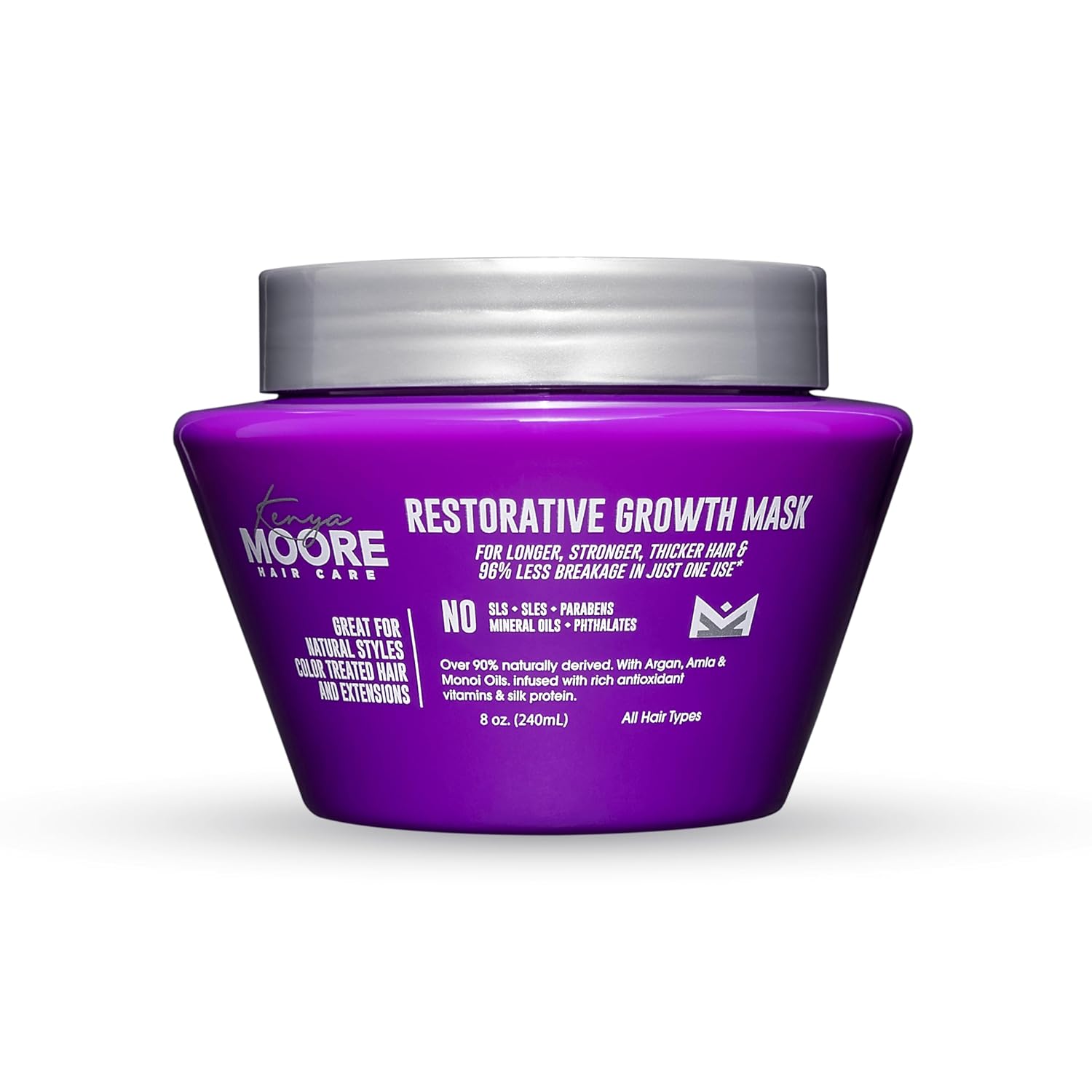 Kenya Moore Hair Care Restorative Growth Mask for Dry, Damaged Hair, 7.0 fl. oz.