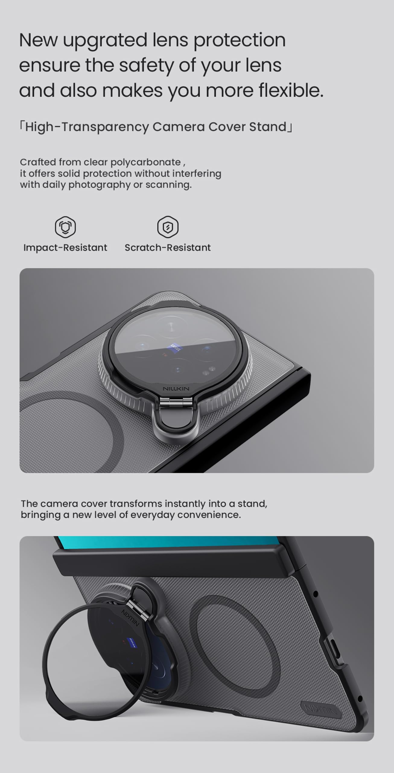 COQUE Etui na telefon vivo X Fold6-T czarne