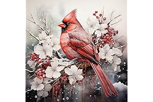 Stalente Diamond Painting for Adults Cardinal