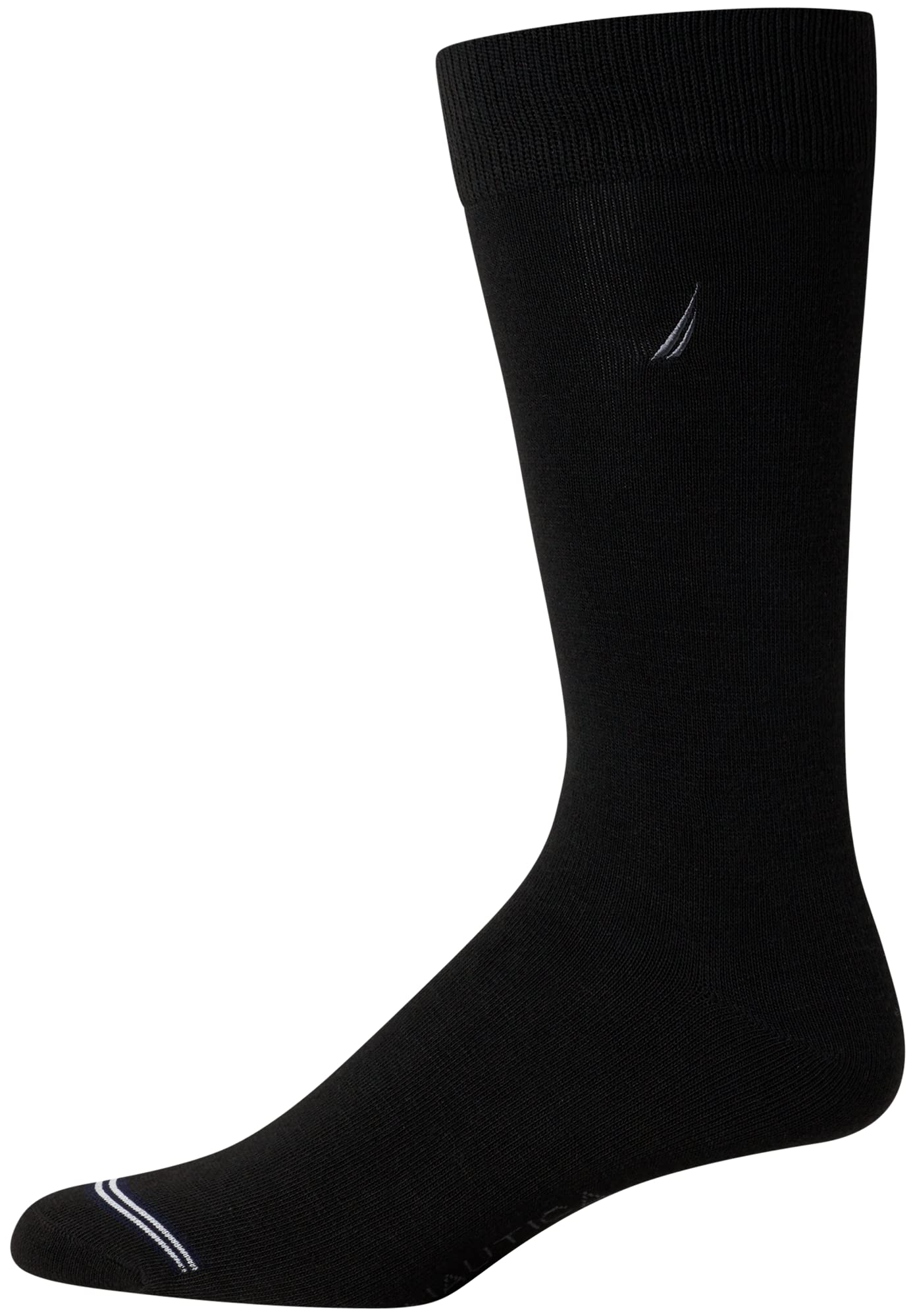 Nautica - Calcetines antihumedad para hombre (5 pares) con puño restante, talla 39-46