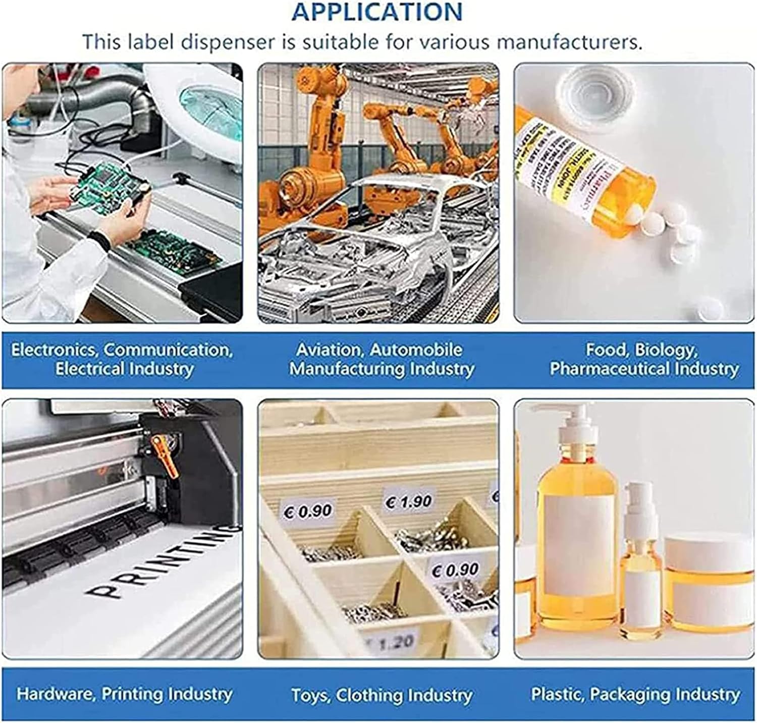 Automatic Label Dispenser, Electric Label Stripper with Photo Cell Sensor 0-999999 Auto Counting Function/Label Length 10-150mm/ Width 5-140mm, for Barcodes, Anti-Counterfeiting Labels