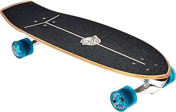 Flow Surf Skates Cruiser - 29"x10" 7-Ply North American Maple Deck, Carving Truck, Fully Assembled, Supports up to 275 lbs for Surf-Like Carving