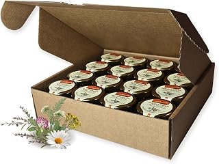 Earthbreath Wildflower Raw Honey – 30g Pack of 16 – 100% Pure, Raw &...