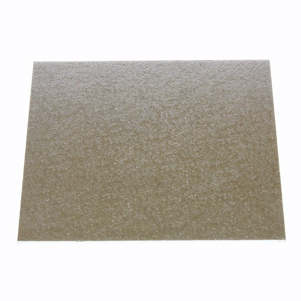 7" Silver Square Cake Board 3mm Thick