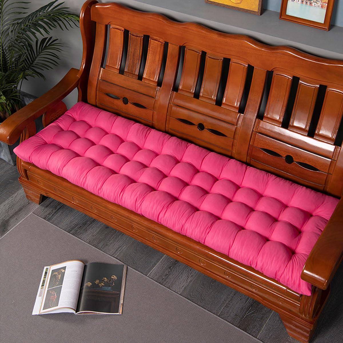 Coussin pour banc extérieur Hotfor 40x150 cm matelas balancelle