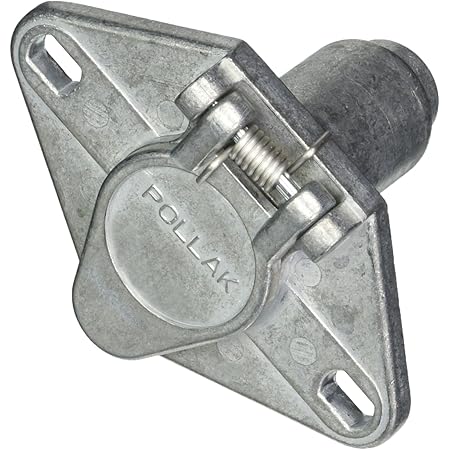 Enchufe Metálico De 6 Vías Para Remolque - Pollak 11-609EP - Conexión Remolque Coche