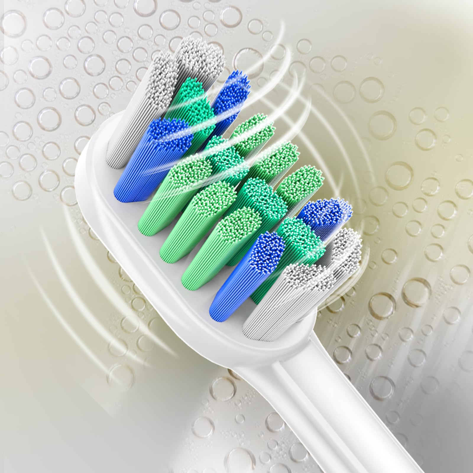 Cabezales de cepillo de repuesto solo compatibles con cepillos de dientes eléctricos Philips Sonicare, 8 unidades, repuestos para ProtectiveClean, para DiamondClean y para ExpertClean