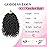 Short Goddess Locs Crochet Hair 10 Inch River Locs Boho Hippie Wavy Crochet With Curly Hair In Middle And Ends Braids Hair Extensions (7Packs,10 inch, 1B)