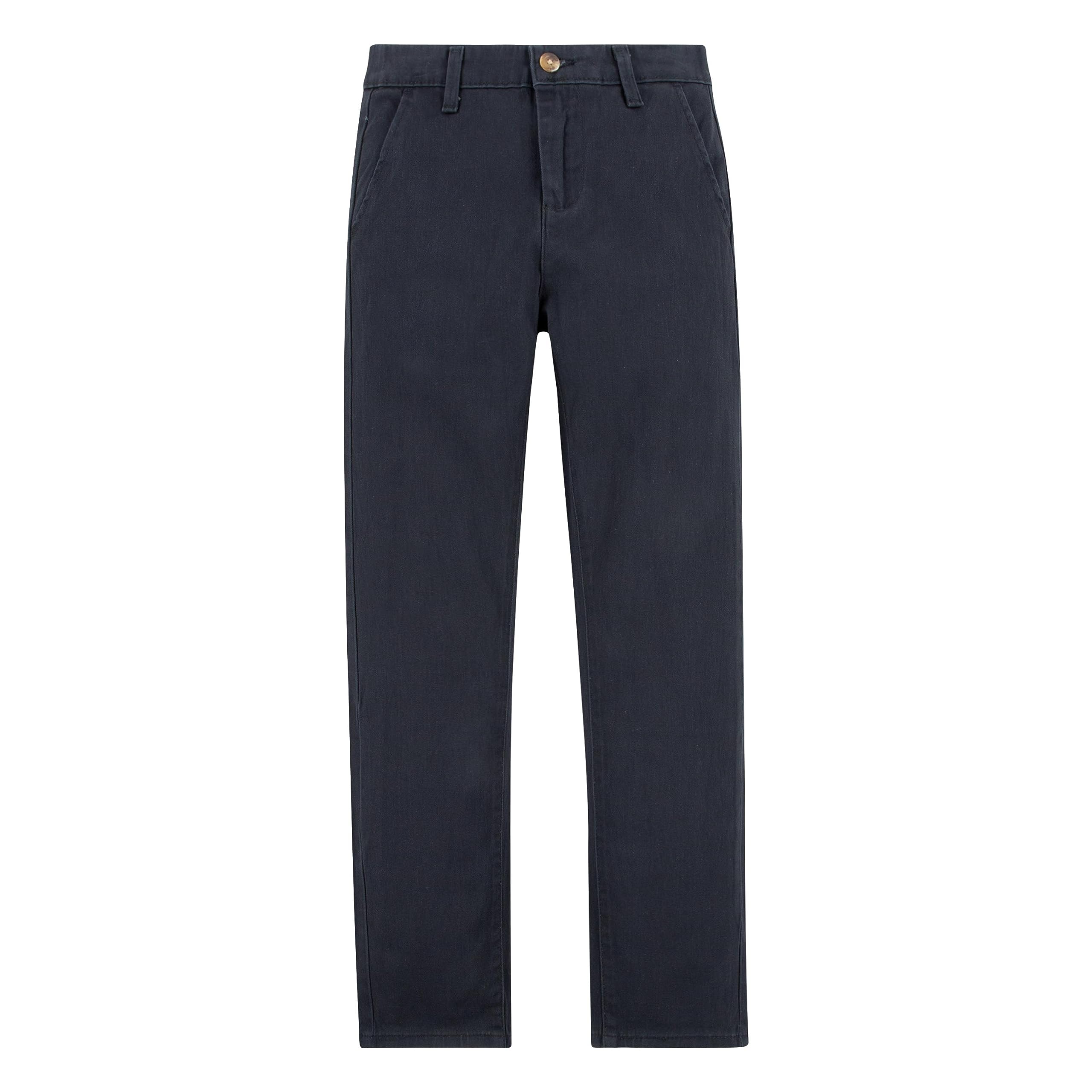 Levi Strauss Signature Gold Girls Jet Black Uniform ' Trousers, 12 Years