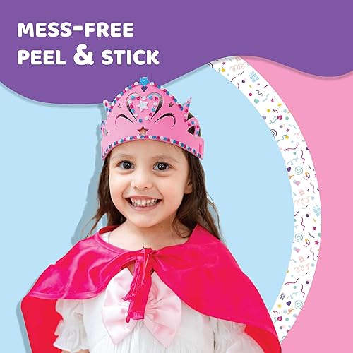 Miniatura 7 de jackinthebox Juego de regalo definitivo para niñas, kit de manualidades de disfraz de mariposa + princesa, 120 piezas, regalo premium para niñas de