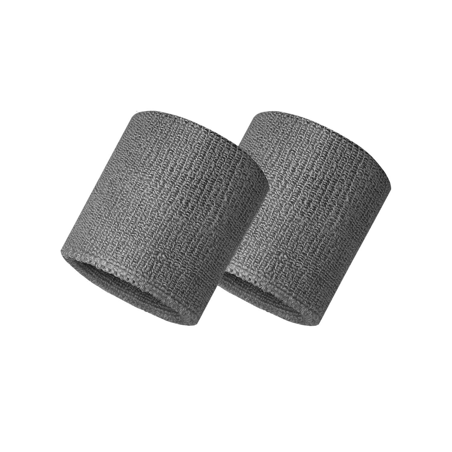 Verceys Grey Sports Wrist Band Sweat Bands Supporter For All Sports - 1 Pair (B074PRQV1C) Amazon Price History, Amazon Price Tracker