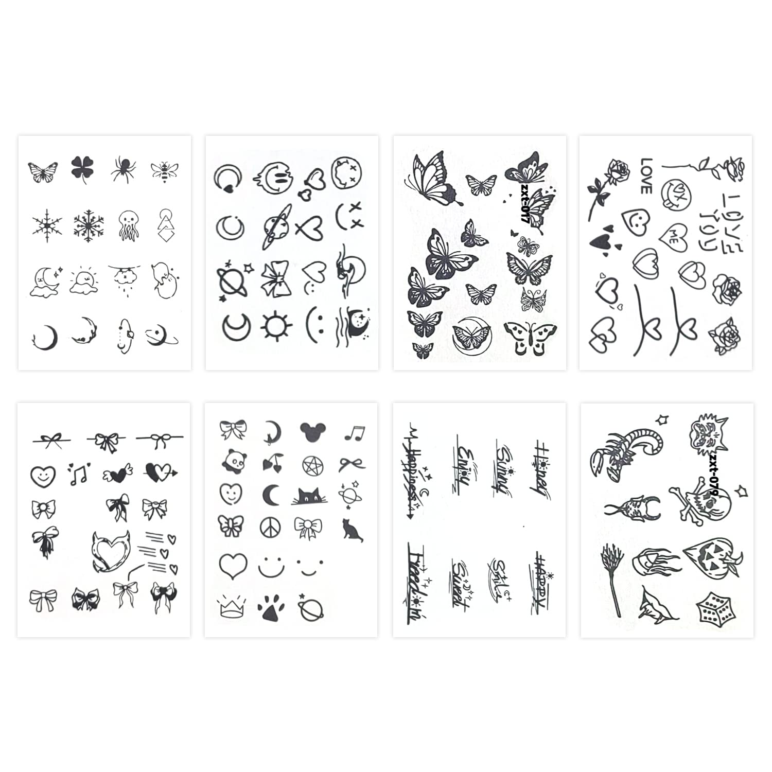Buy ALLYMAGIC Tiny Small Temporary Tattoos For Women Men Adults, Arm