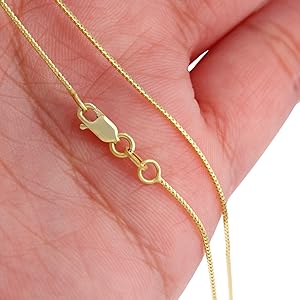 Amazon.com: Nuragold 14k Real Yellow Gold Solid Franco