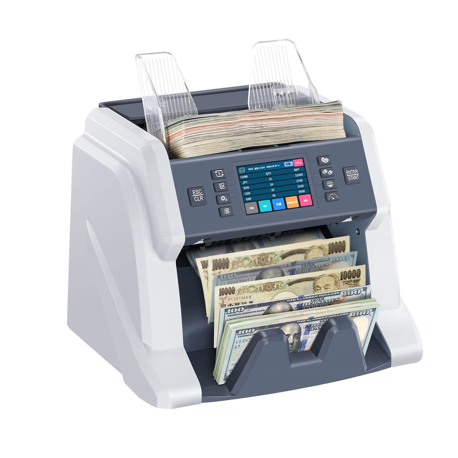 Amazon | Ribao BC-55マネーカウンティングマシン、日本円新札対応