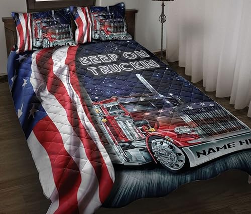 OhaPrints Manta personalizada con nombre personalizado y fundas de almohada, juego de ropa de cama y funda de almohada, tamaño King, Queen, doble,