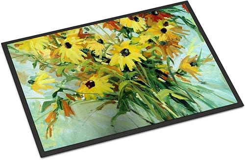 Miniatura 42 de Caroline's Treasures PJC1117JMAT - Felpudo para puerta delantera de 24 x 36 pulgadas, tapete antideslizante lavable de pelo bajo, 24 x 36 pulgadas