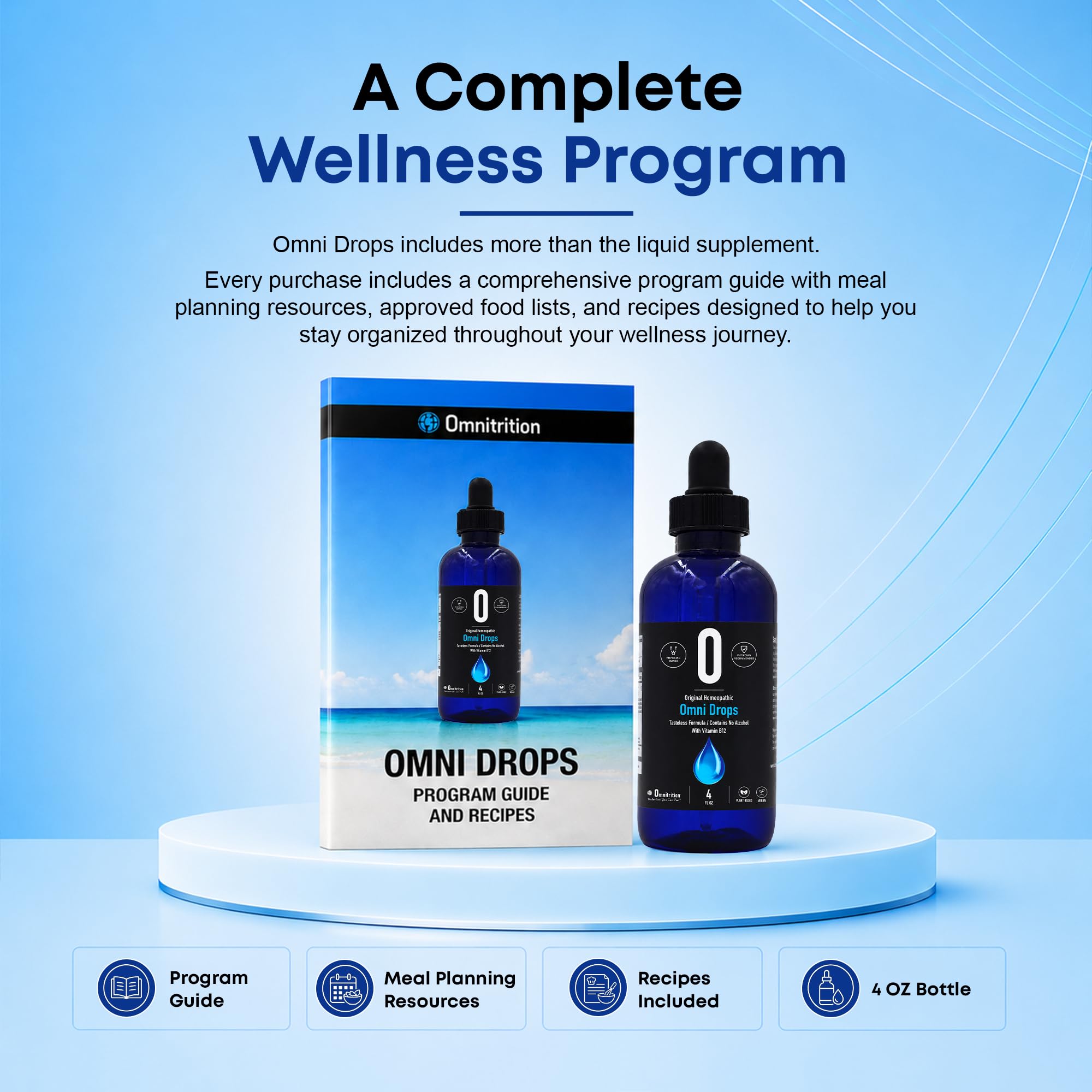 Omnitrition Omni Drops Vitamin B12 Weight Management Program, 4 Fl Oz — Amazon image 2