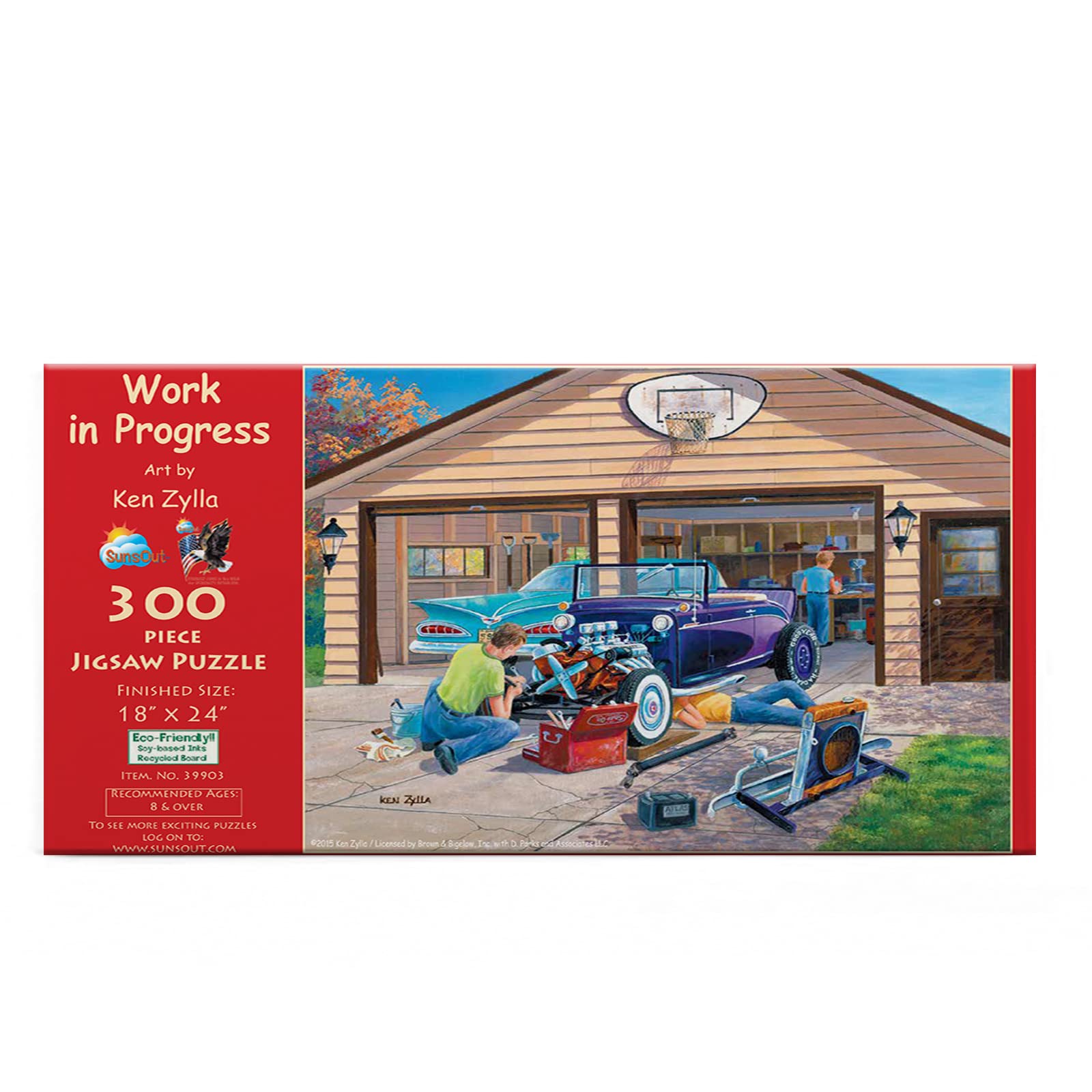 Amazon.com: SunsOut Work in Progress 300 Piece Adult Jigsaw Puzzle