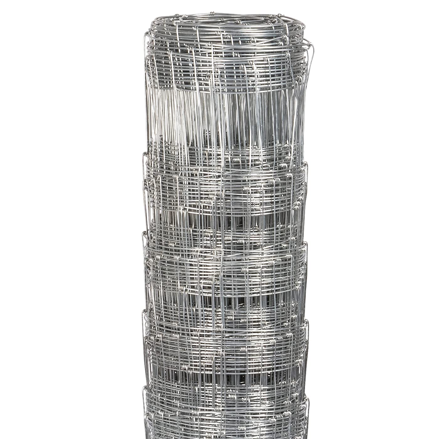 VOSS.farming 50m Wildzaun 125/13/15 Drahtzaun 125cm hoch verzinkt Knotengittergeflecht, Wildabwehr, Forstzaun, 2,0mm Draht, Weidezaun, Verbissschutz