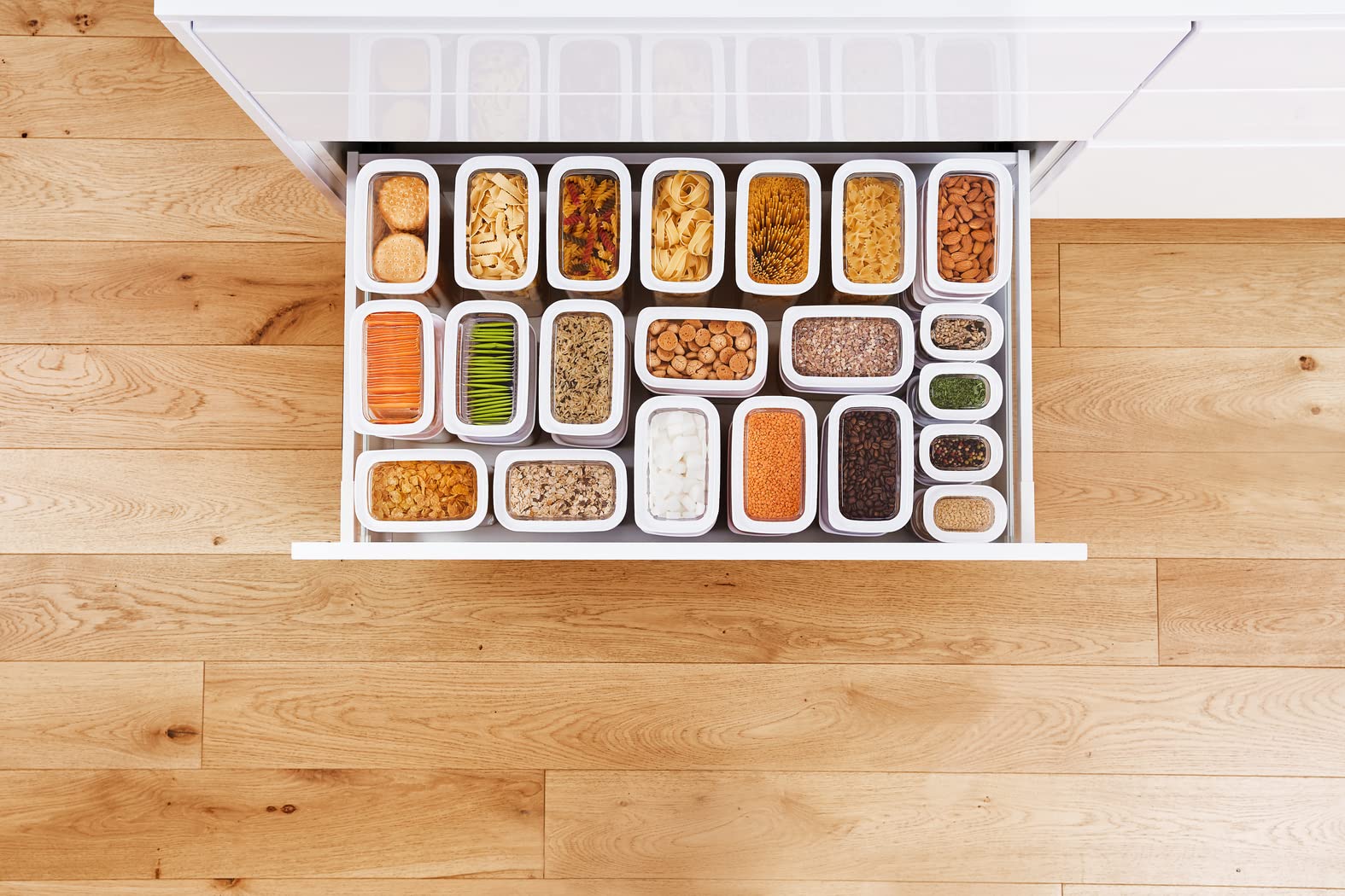 Boîte De Conservation Emsa Optima 4,4L - Transparente, Hermétique, Lavable Lave-vaisselle, Sans BPA, Pour Farine, Sucre, Céréales - 9