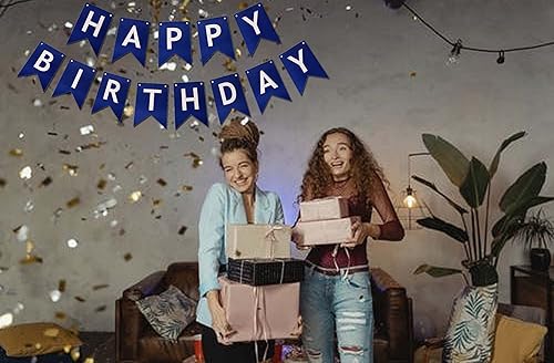 Miniatura 9 de Cartel de decoración de feliz cumpleaños con letras brillantes con purpurina verde para cumpleaños, suministros de decoración de fiesta de cumpleaños