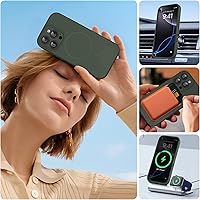 Vista 1522 de Miracase Funda diseñada para iPhone 13 Pro Max con protector de pantalla, [forro de microfibra suave antiarañazos], funda protectora de silicona