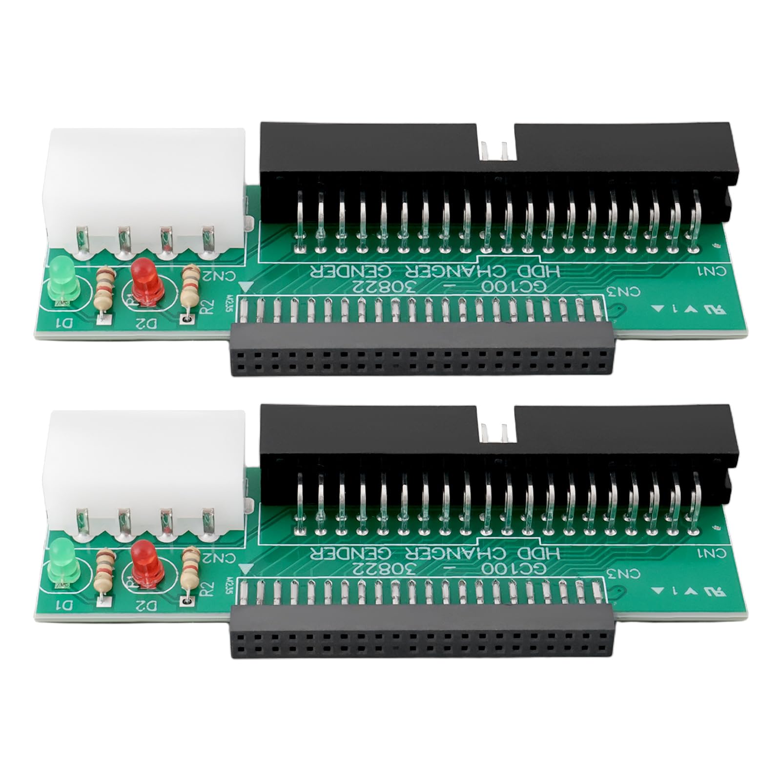 ECSiNG 2pcs 44-Pin 2.5" HDD to 40-Pin 3.5" IDE Interface Hard Disk Drive Converter Adapter Compatible with Dell Compatible with Sony