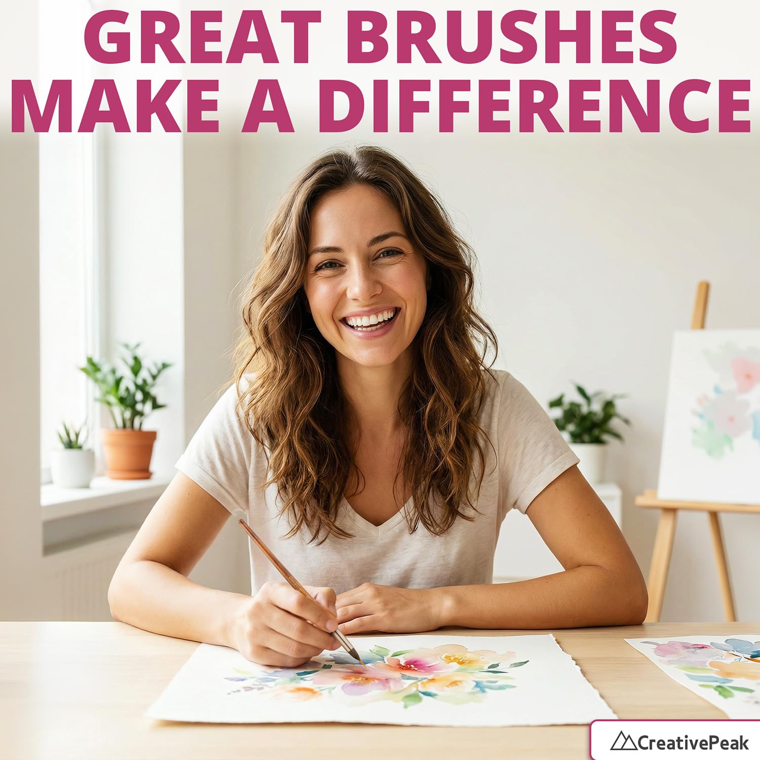 Verlängerte Nadelspitzen-Pinsel – 6er-Set – Professionelles Aquarell-Pinsel-Set – Borsten mit feiner Spitze für Malerei, Kunst, Detaillierung von Porzellan, Präzisionskalligraphie – hochwertiges