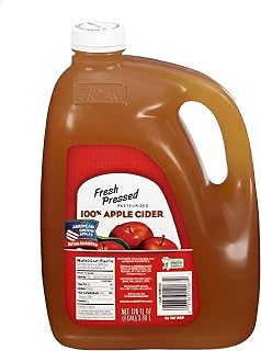Fresh Pressed 100% Apple Cider, Natural Cold-Filtered Juice Drink, 128 fl oz Jug