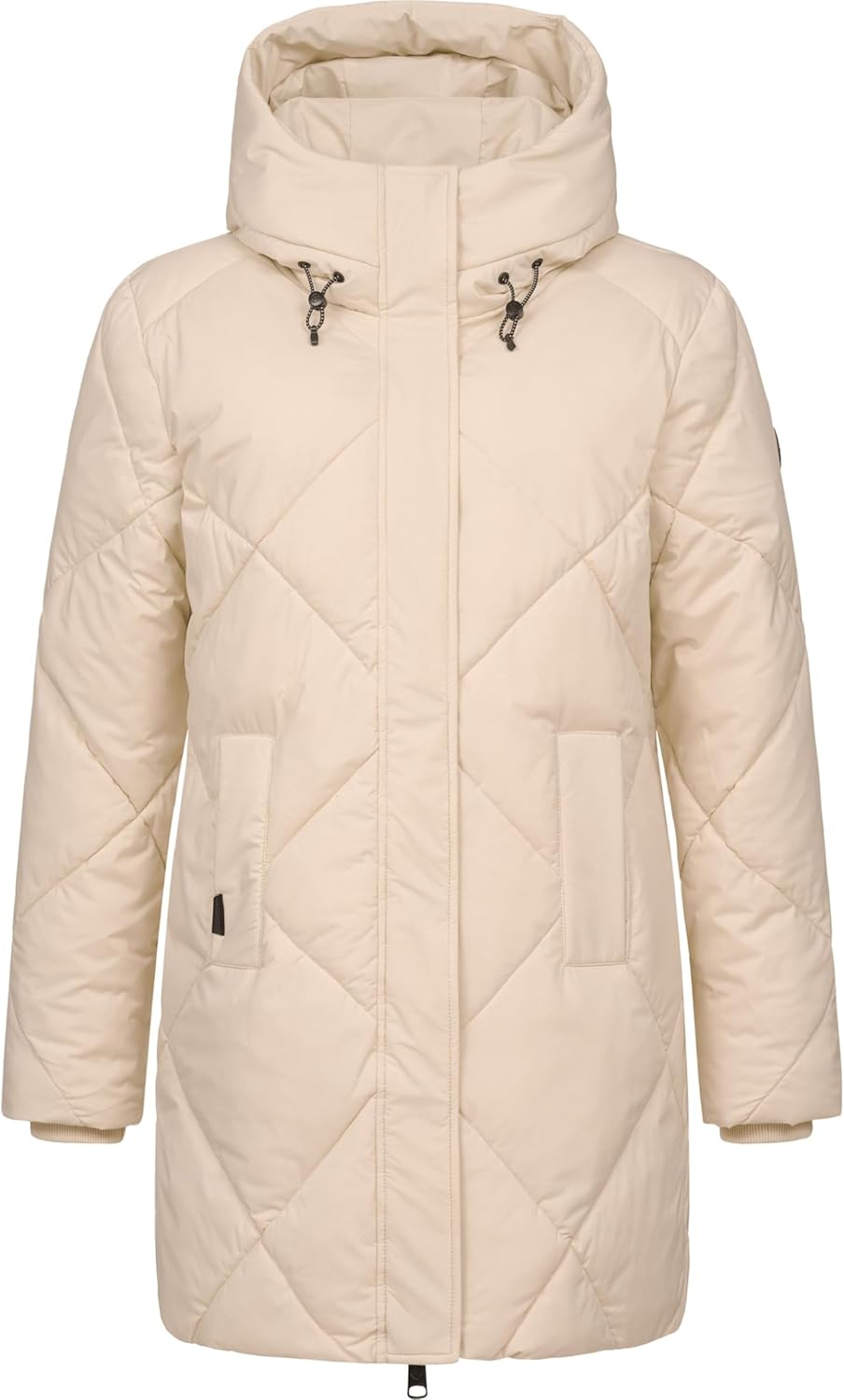 Ragwear JANNISA Dames Parka, jas, overgangsjas, overgangsjas met capuchon, herfstjas, blauw, S