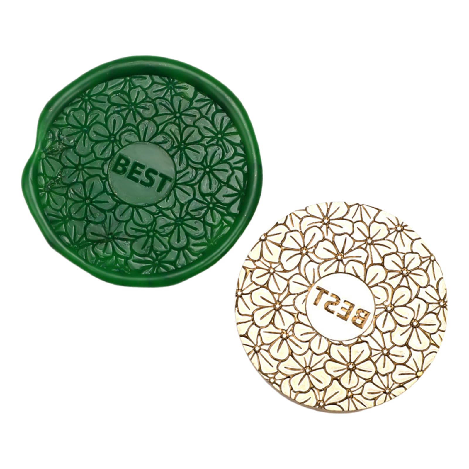 Tsophreniq Stamp Head, Sealing Stamp Head with Vintage Pattern for Seal Letter Envelope, Invitations, Package Decoration Brass Sealing