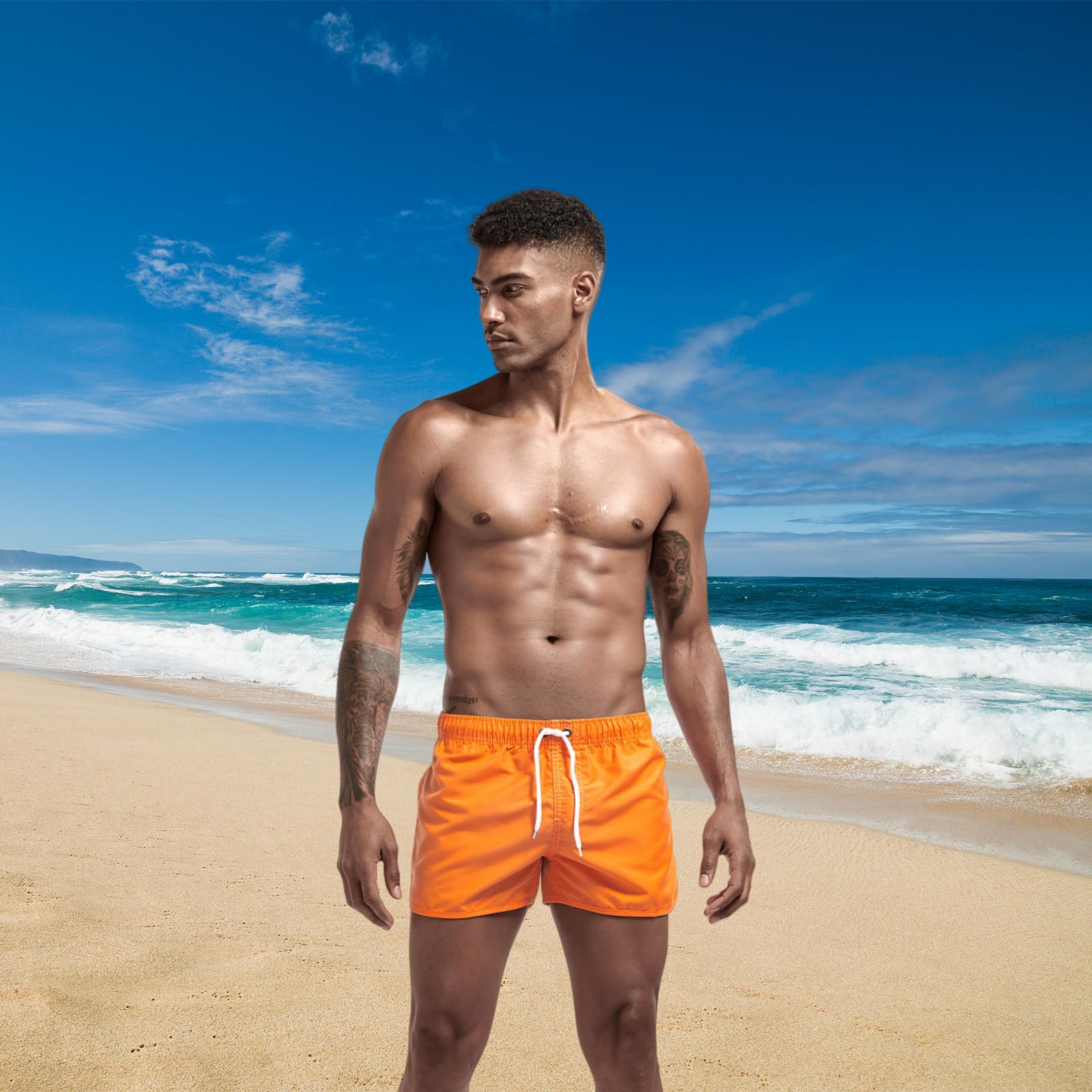 Lenoir – Bañador Artesanal，Bañador de Secado rápido para Hombre, pantalón de Playa, Ideal para Nadar y Practicar Deportes acuáticos