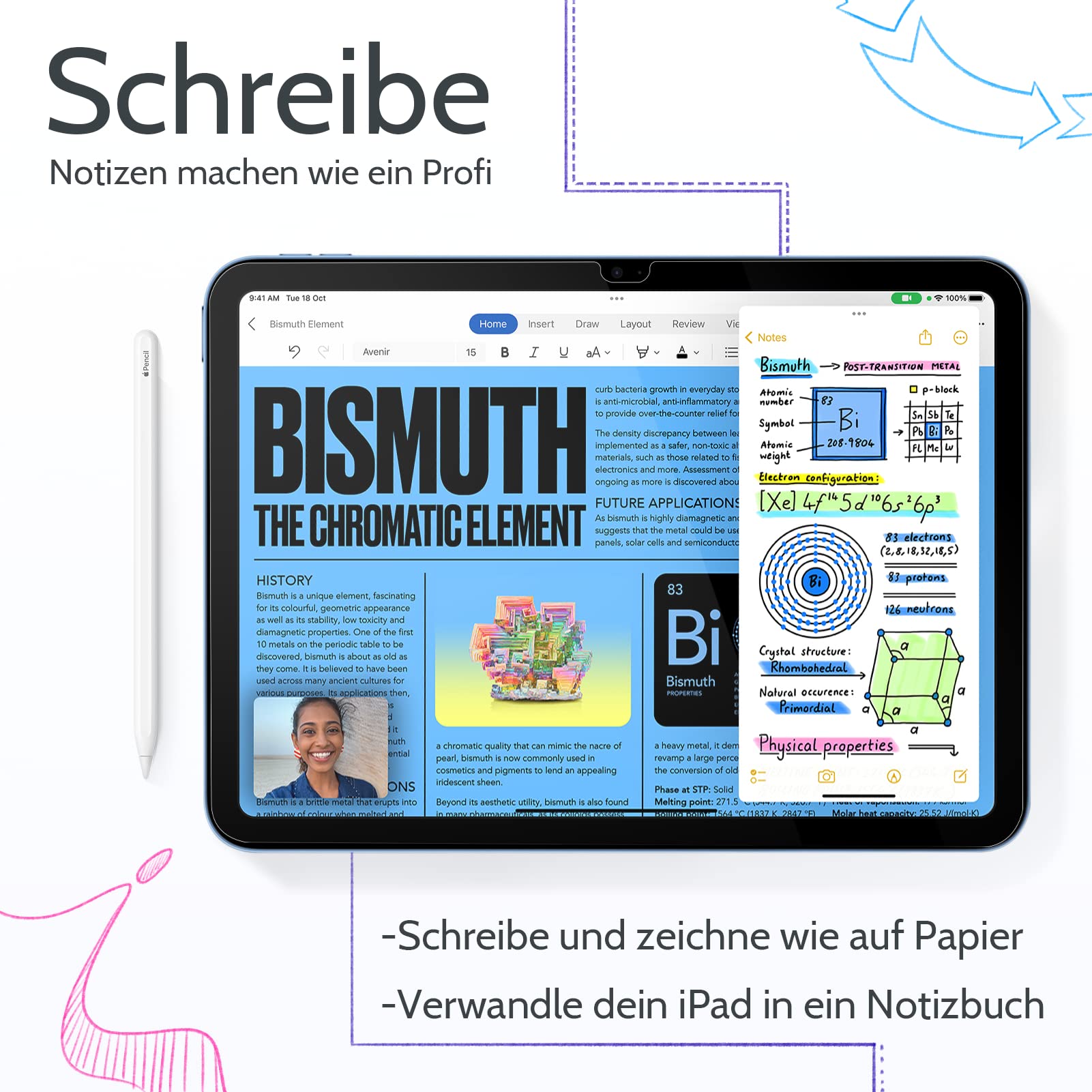 2 Stück Papier Schutzfolie für iPad 11. Gen. (A16) 11 Zoll 2025 & iPad 10. Gen 10,9 Zoll 2022, Matte Paper Folie Blendfreiem Displayschutz zum Zeichnen, Schreiben und Notizen Machen Screen Protector
