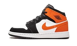 Jordan Youth Air 1 Mid GS 554725 058 Shattered Backboard - Size 3&period;5Y