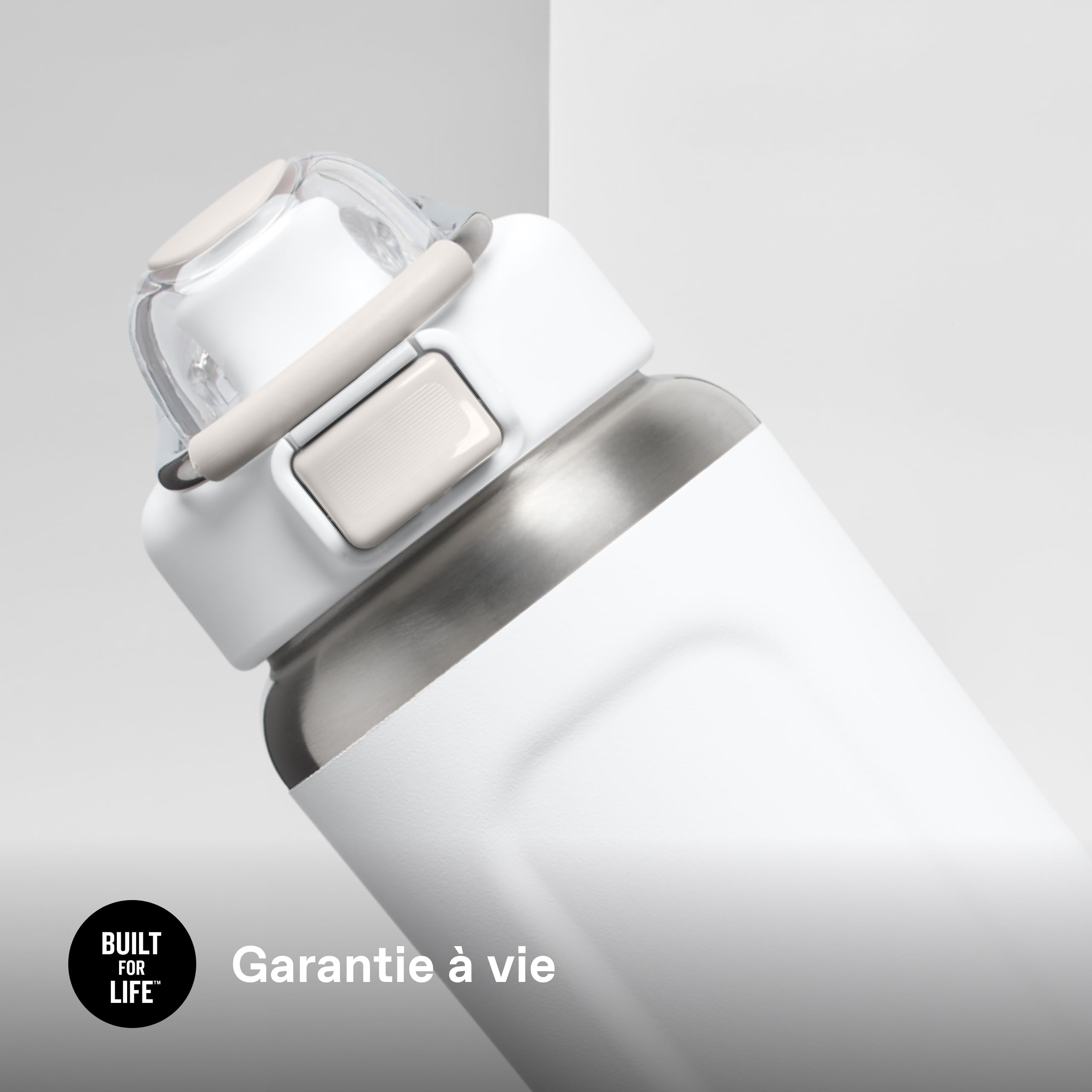STANLEY 1913 Wellspring Bottle 0.7L - Frost | 12 Heures Froid - 40 Heures Glacé - Sans BPA - Bouteille Acier Inoxydable Recyclé - Étanche - Lavable Au Lave-Vaisselle