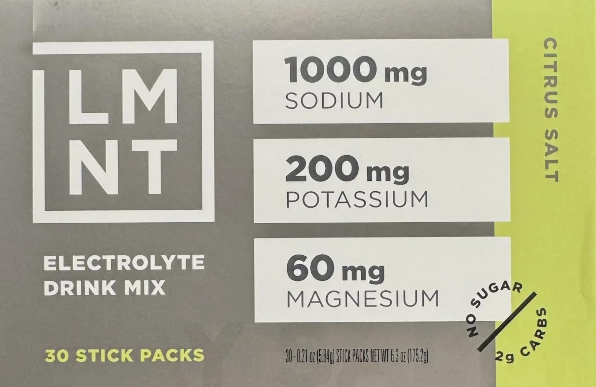 LMNT Zero Sugar Electrolytes - | Drink Mix | 30-Count (30 count, Citrus)