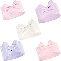 Vista 109 de Hudson Baby Cotton and Synthetic Headbands, Size 0-24 Months