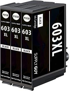 SupplyGuy 5 ink cartridges compatible with Epson 603XL for WF2810 WF2820 WF2830 WF2835 WF2840 WF2845 WF2850 WF2870 XP2100 XP2105 XP2150 XP2155 XP3100 XP3105 XP3150 XP3155 XP4100
