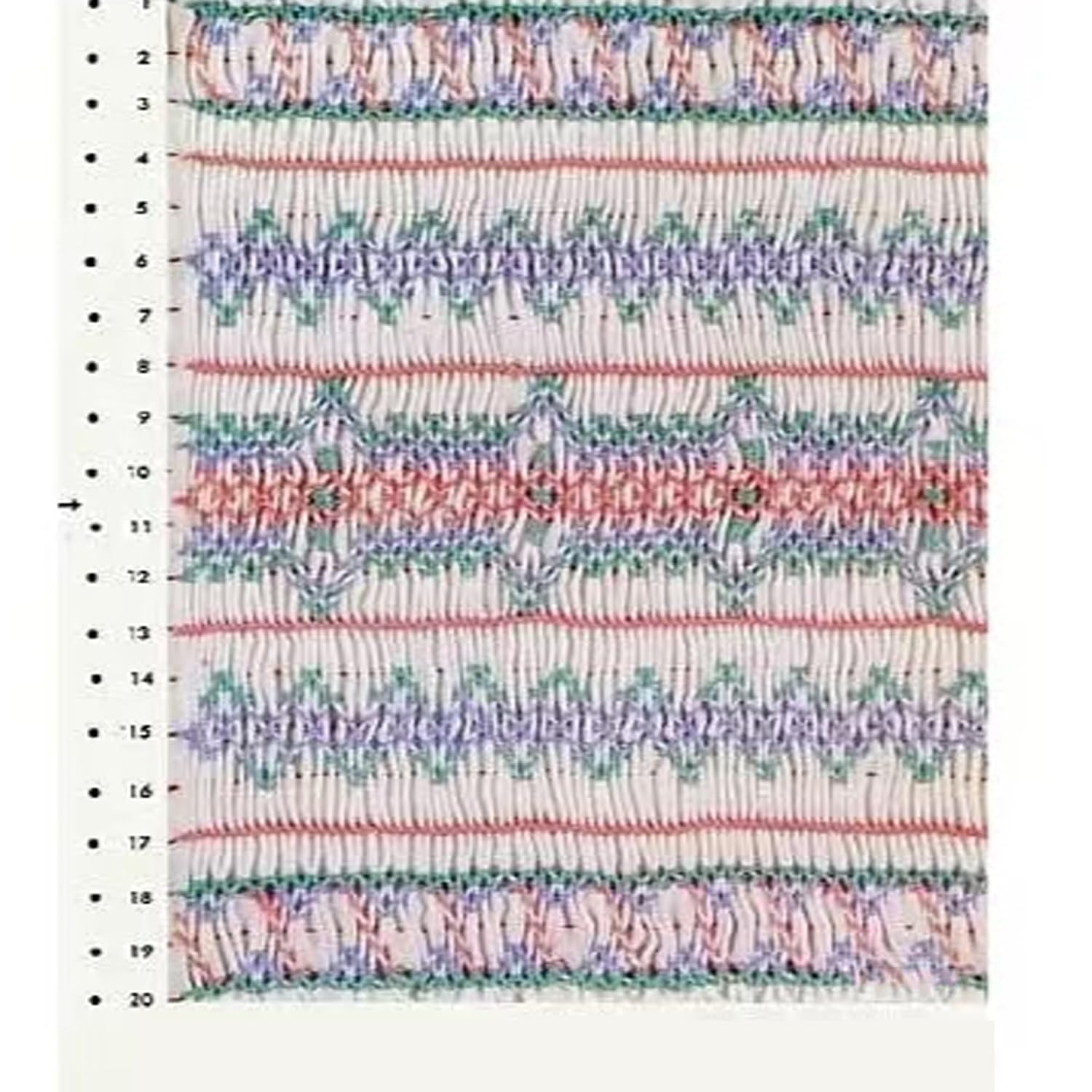 32 Row Smocking Pleater, Pleat Sewing Machine, 64 Needle Positions