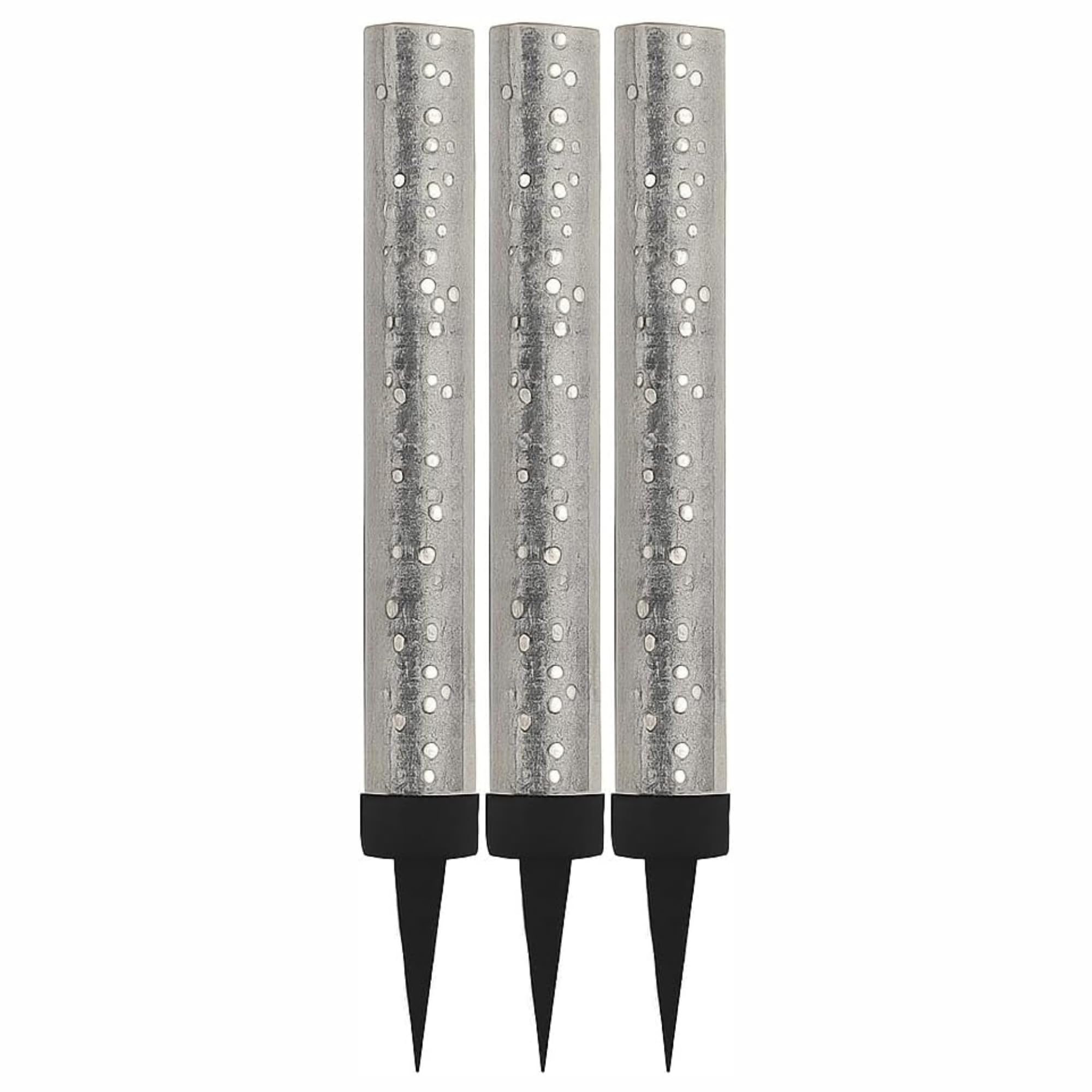 10cm Ice Sparkling Fountain Candles 3pack, Ideal for: Birthdays, Weddings, Anniversaries, Restaurants and Special Celebrations (Silver)
