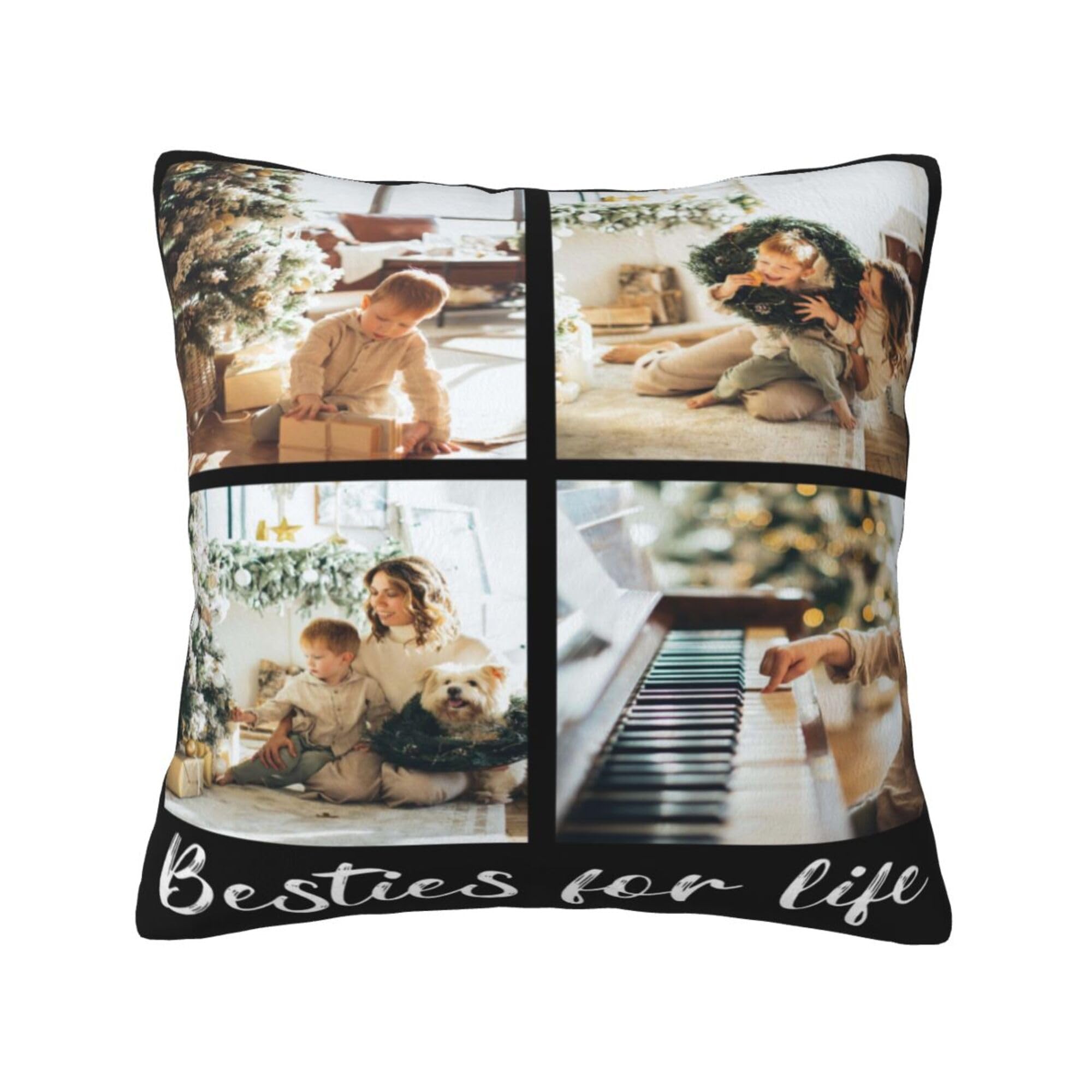 NGGBBDYGB Personalized Pillows With Picture 18x18 Custom Throw Pillow Cover Photo Pillow Decor