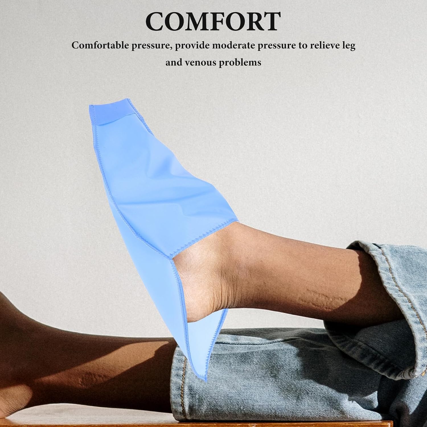 Compression Sock Aid 8Pcs Set with Easy Slide Stocking Applicator Open Toe Design for Seniors and Mobility Assistance Sock Wearing Tool for Putting on