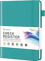Vista 7 de JUBTIC Registros de cheques A5 para chequera personal, registros de transacciones de contabilidad para pequeñas empresas. Rastrea pagos, finanzas